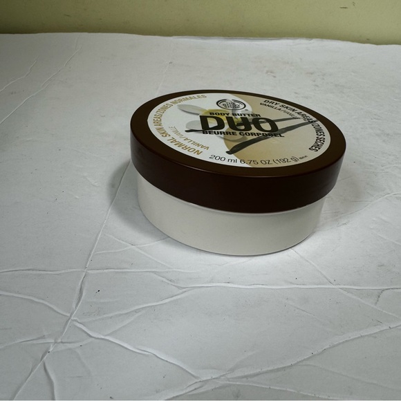 The Body Shop NEW Rare Duo Vanilla Body Butter Dry Normal Full Size 200ml 6.75oz - Picture 7 of 11